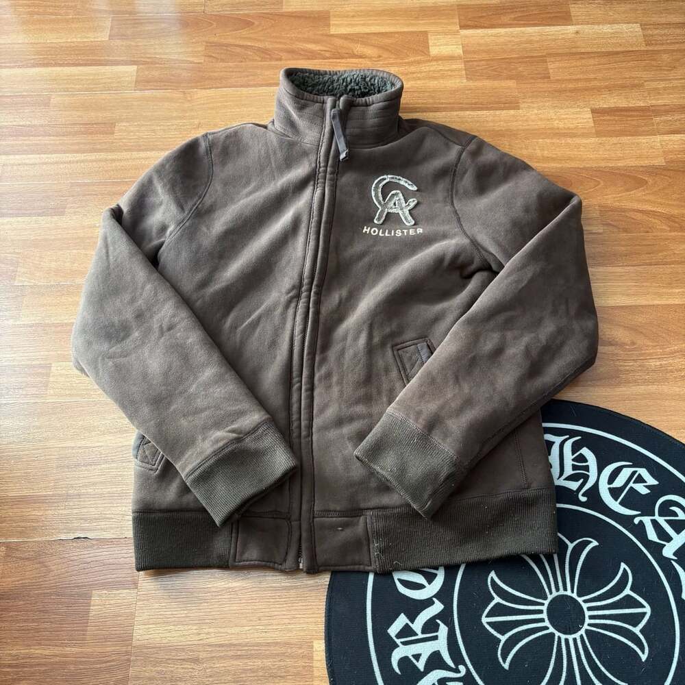 Y2K Hollister Cabrillo Beach Jacket Brown XL